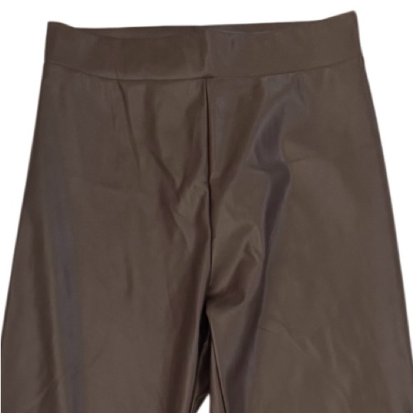 Lulus Rock Music Chocolate Brown Vegan Leather
Leggings, Size M, NWT - Picture 7 of 10